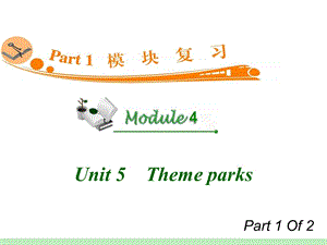 高中英语复习PPT课件：M4Unit51　Themeparks.ppt