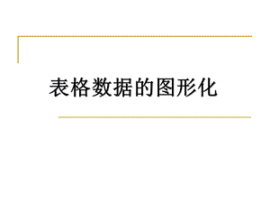 表格数据的图形化.ppt