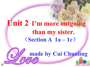 I'm_more_outgoing_than_my_sister_公开课课件 (2).ppt