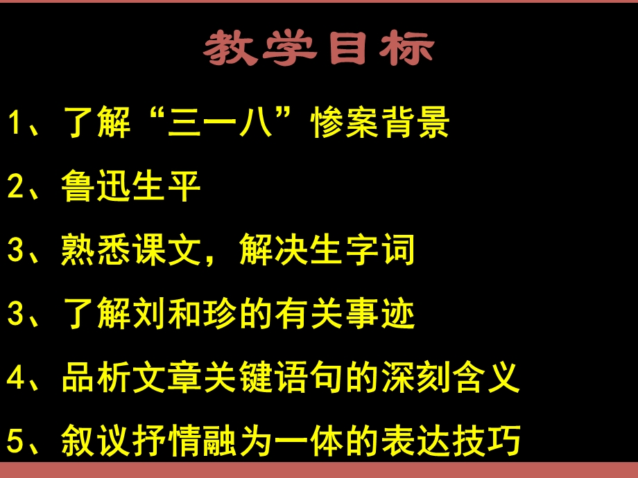 高一语文《记念刘和珍君》课件.ppt_第3页