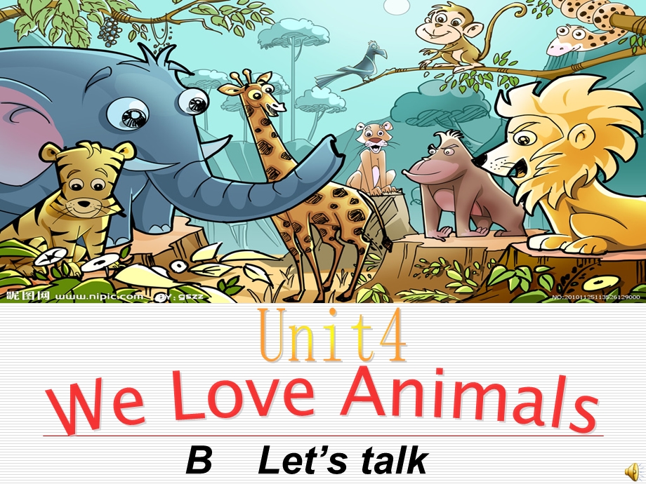 PEP三年级下册Weloveanimals's_talk.ppt_第1页