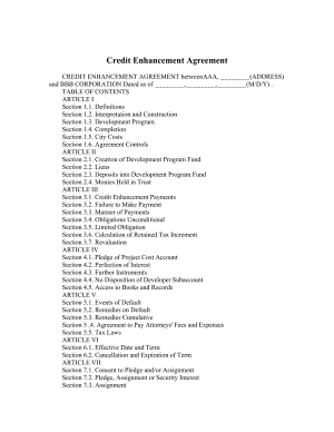 Credit Enhancement Agreement.doc