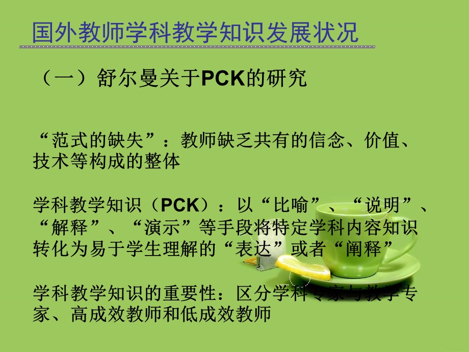 教师学科知识PCK发展现状.ppt_第3页