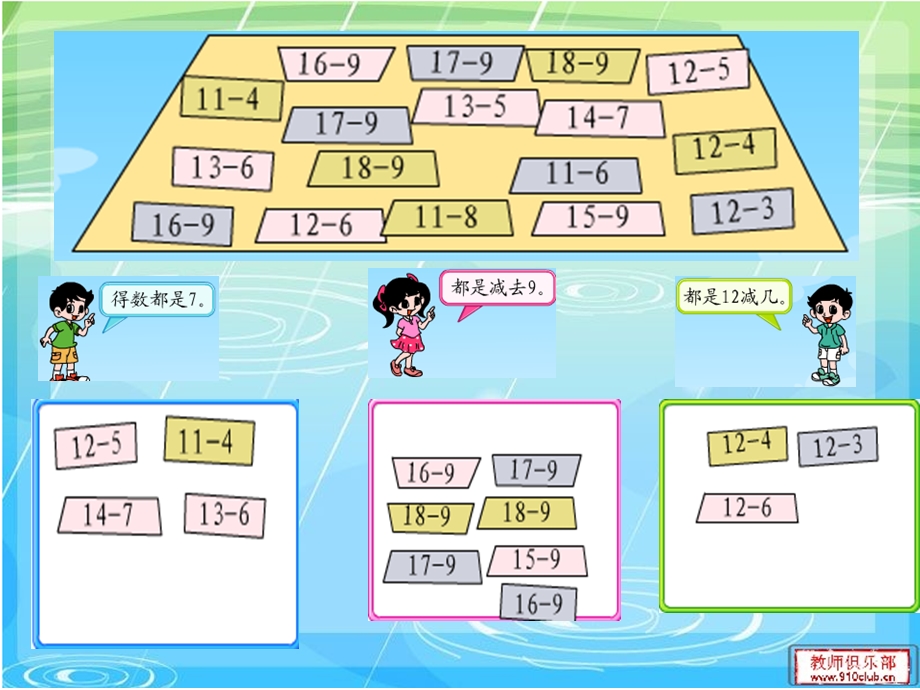 北师大版一年级下册数学_做个减法表.ppt_第2页