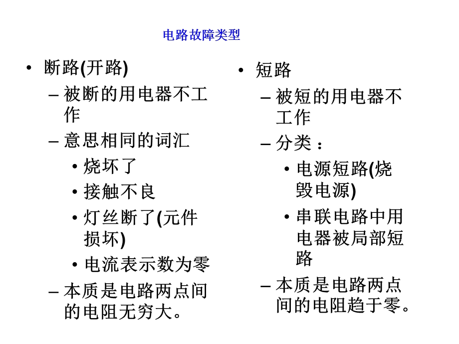 电路故障分析专题1.ppt_第2页