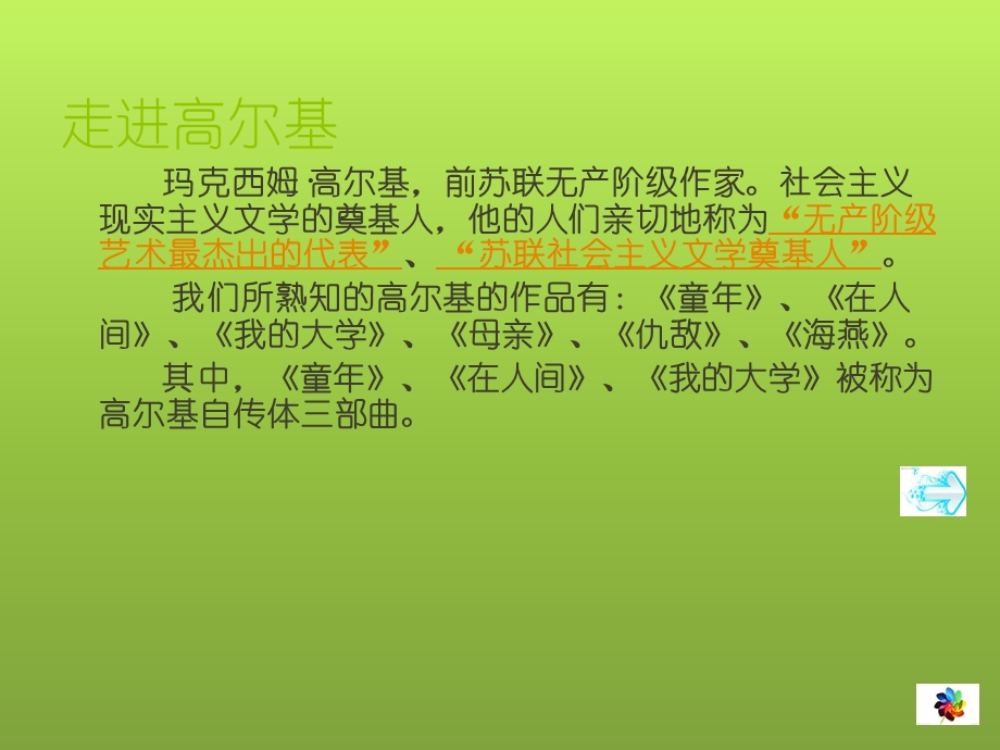 高尔基的《童年》.ppt_第2页