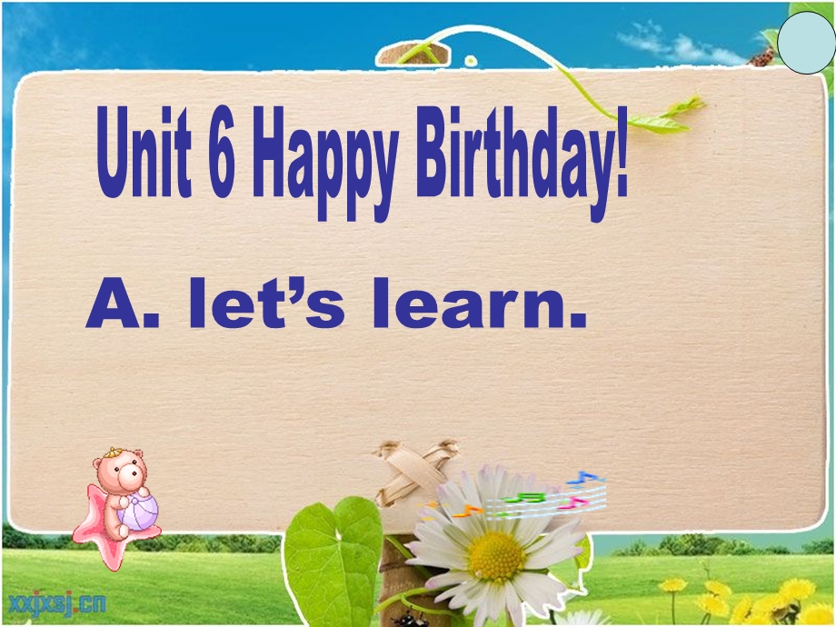 PEP人教版小学三年级上册英语unit6_Happy_Birthday_PartA.ppt_第1页