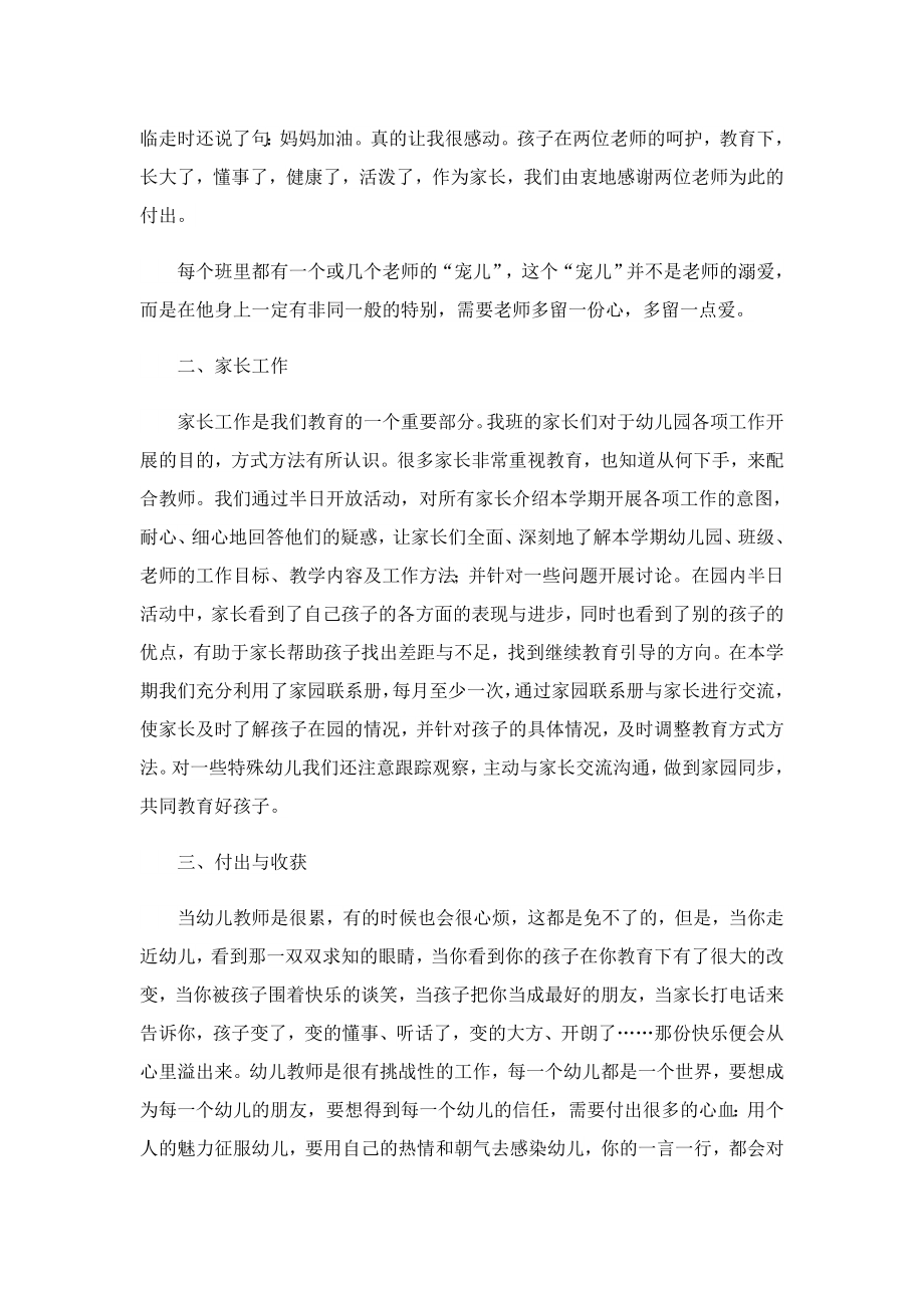 实习幼儿教师心得体会.doc_第3页