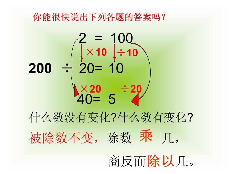 人教版小学数学四年级上册第五单元《商的变化规律》课件 (2).ppt_第2页