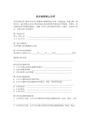 技术秘密转让合同.doc