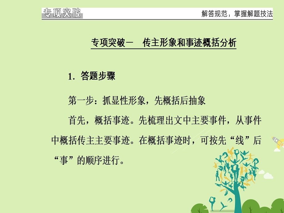 高考语文二轮复习 专题五 传记阅读 13 突破两大筛选整合信息题课件1..ppt_第3页