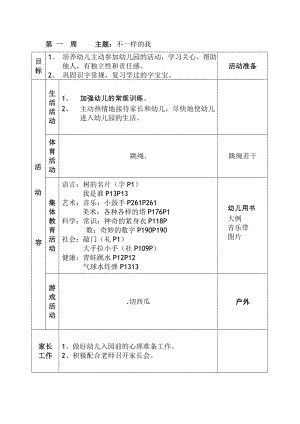 大班上学期周计划1—20周.doc