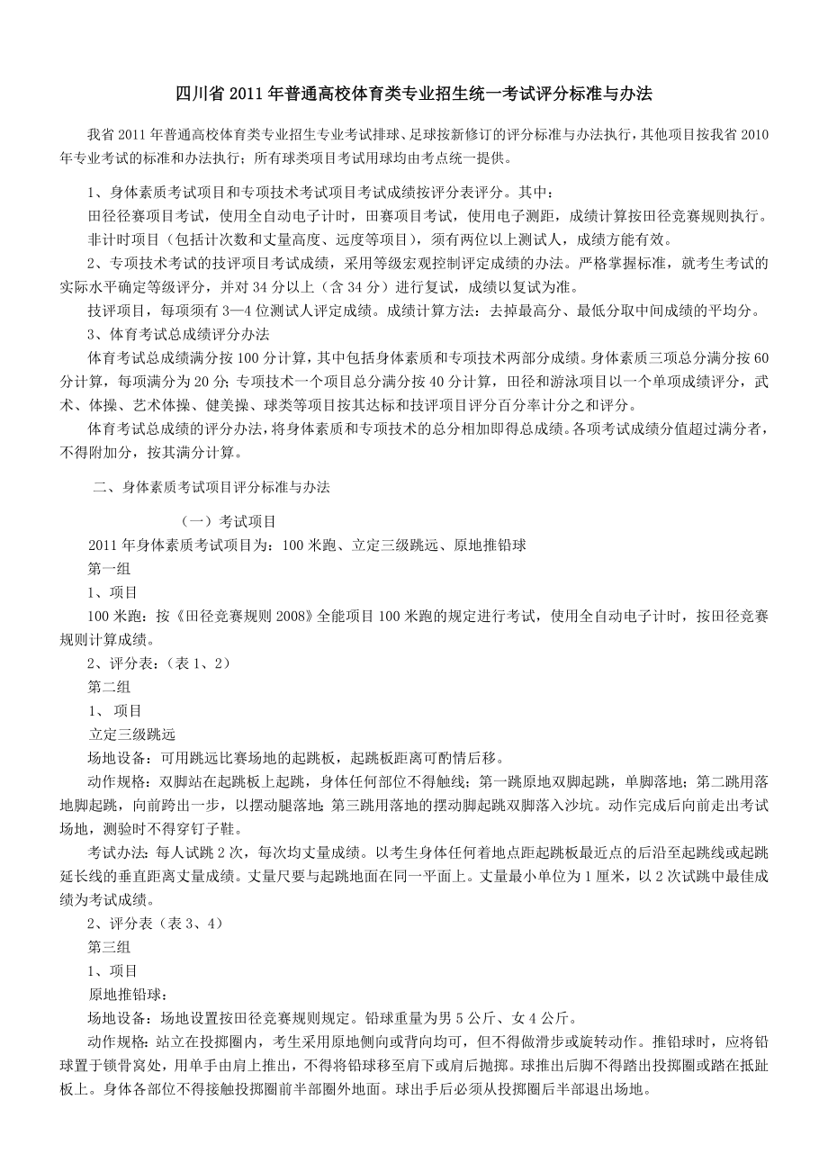 四川省-体考评分标准.docx_第1页