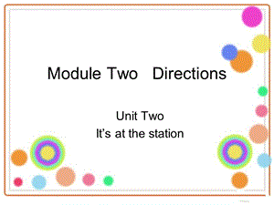 ModuleTwoDirectionsUnit2[精选文档].ppt