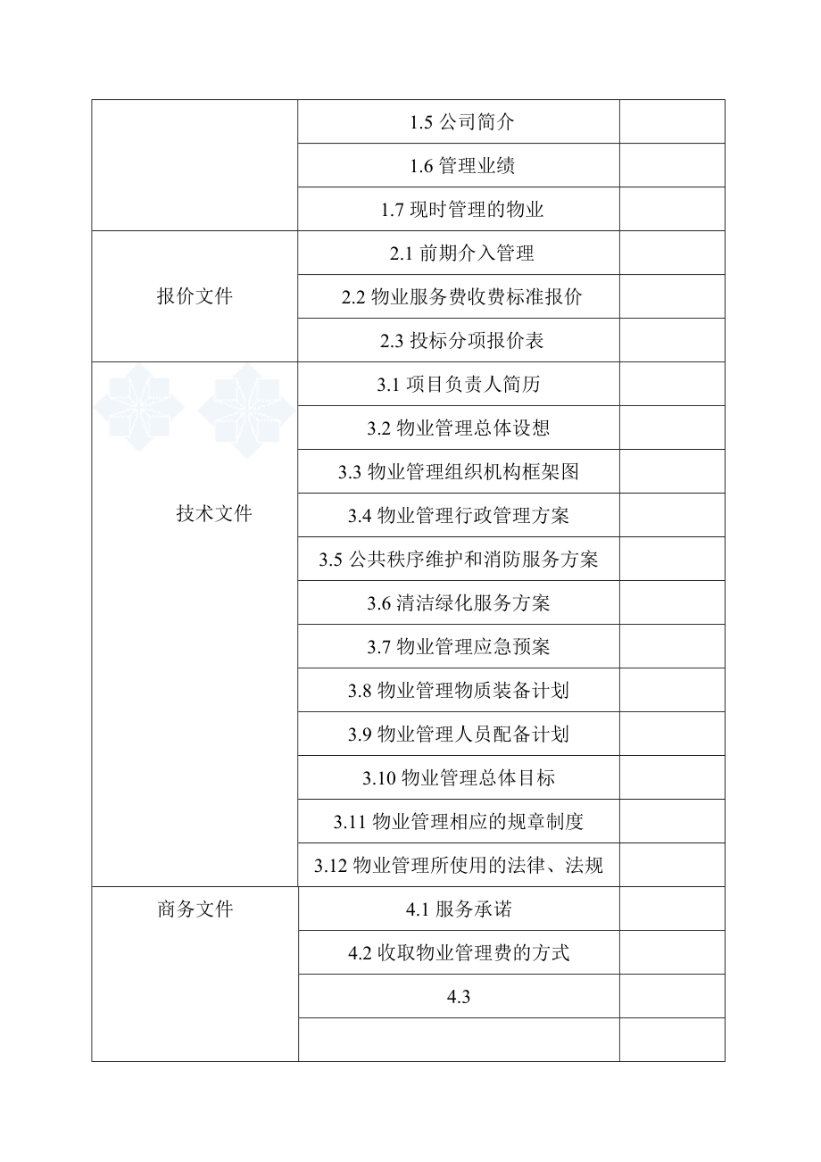 215;215;前期物业管理投标书.doc_第2页