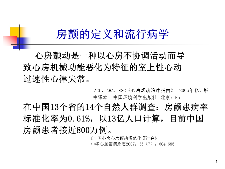 房颤心衰心律失常中西医药物治疗指南文档资料.ppt_第1页