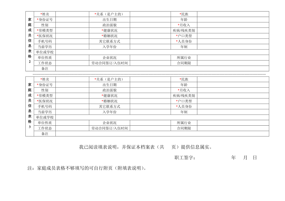 困难城镇职工(农民工)档案表.doc_第2页