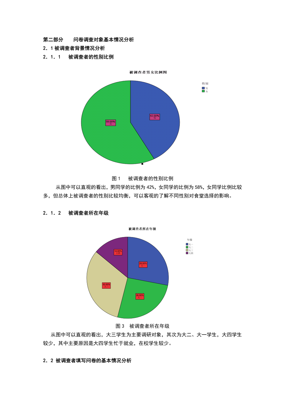 大学生食堂满意度调查报告.doc_第3页