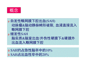 蛛网膜下腔出血讲课文档资料.ppt