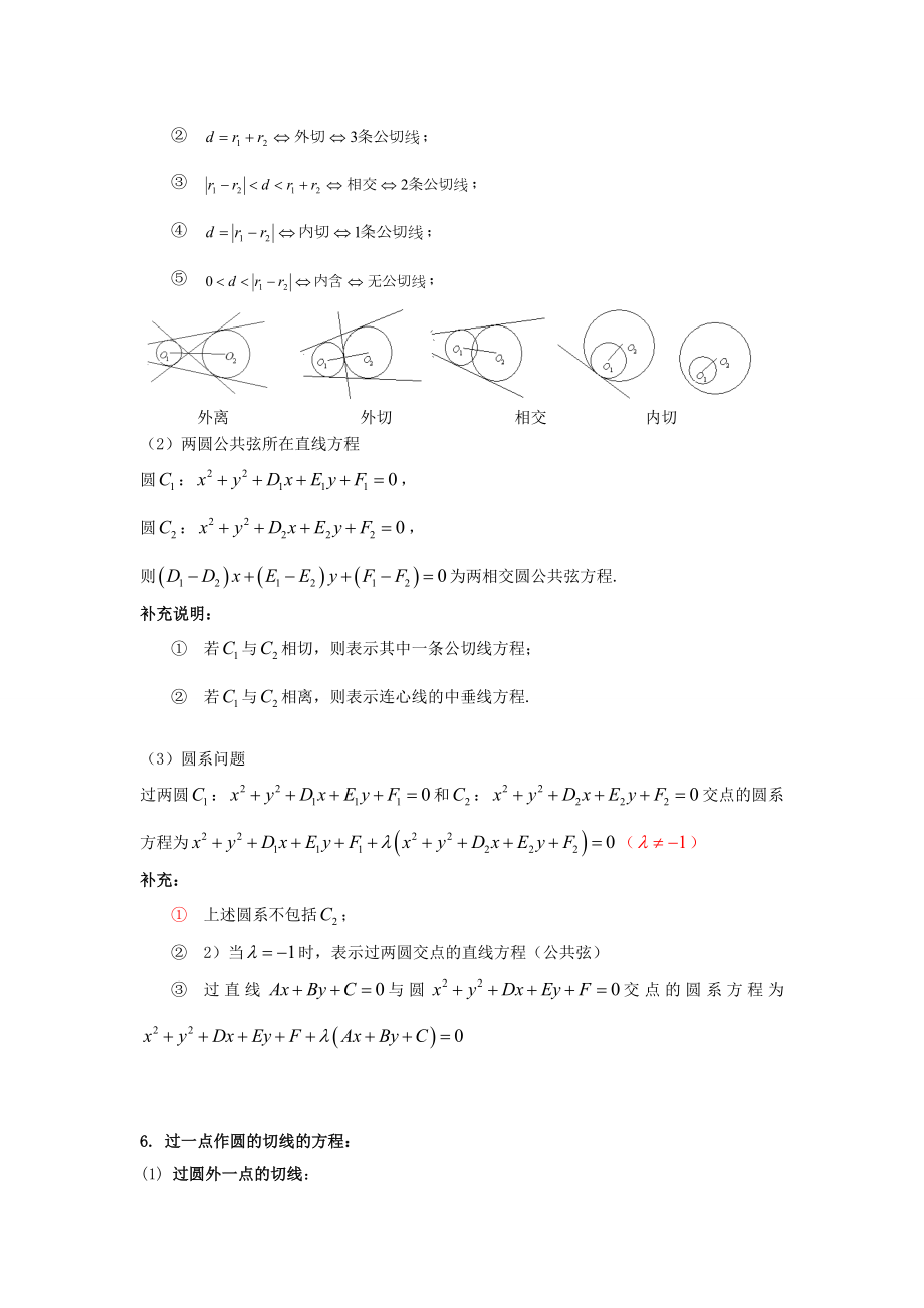 圆与方程知识点总结典型例题精编版.doc_第3页