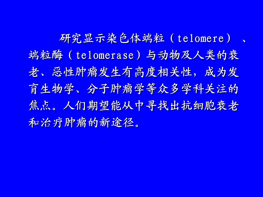 分子肿瘤学6端粒、端粒酶与肿瘤精选文档.ppt_第2页