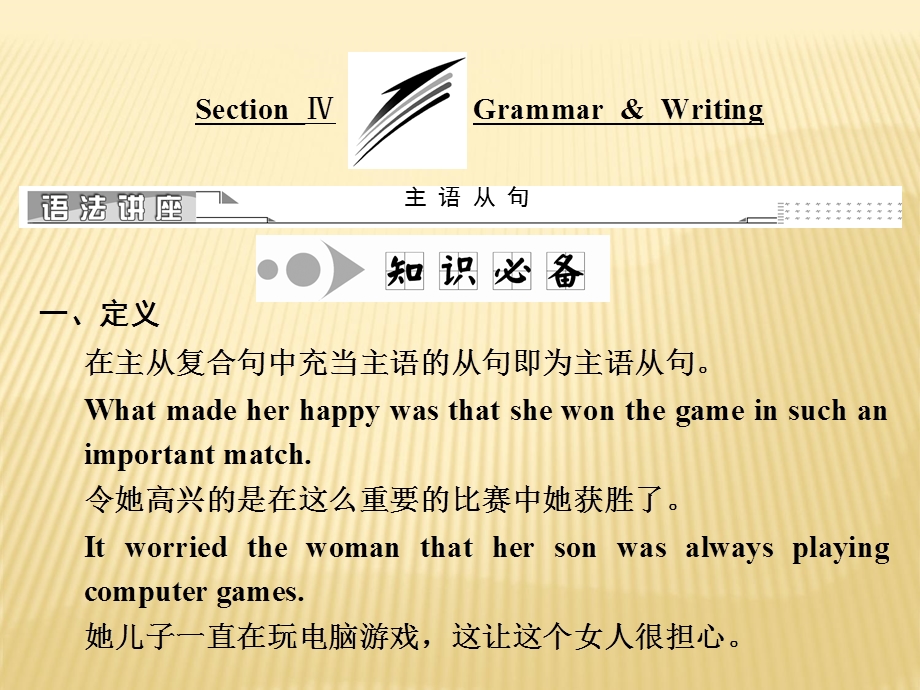 英语新学案同步人教必修三全国通用版课件：Unit4SectionⅣGrammar Writing (共27张PPT).ppt_第1页