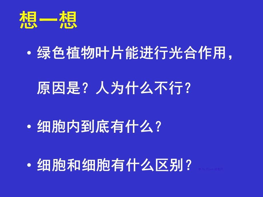 陕西省三原县北城中学高一生物必修二课件：3.2细胞器—系统内高考文档资料.ppt_第1页