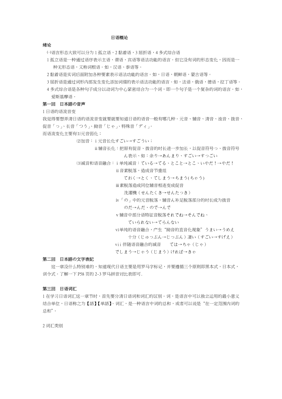 发表日语概论.doc_第1页