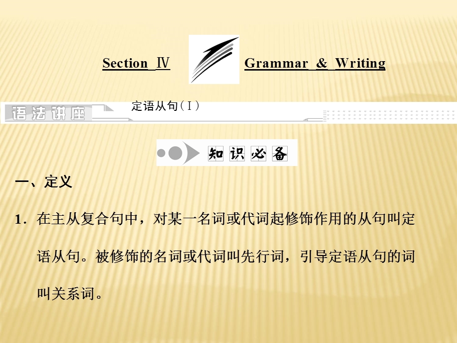 英语新学案同步人教必修一全国通用版课件：Unit4SectionⅣGrammaWriting (共33张PPT).ppt_第1页