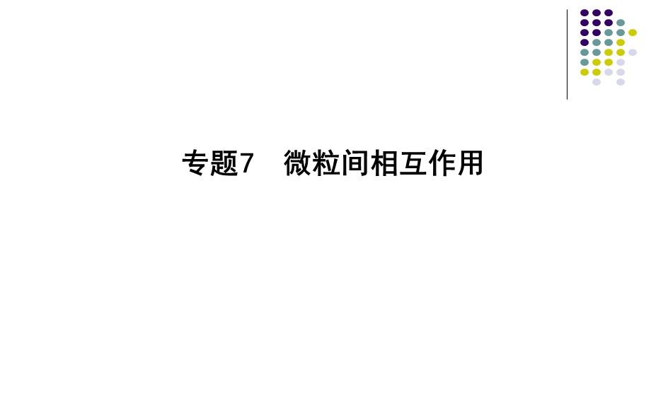 苏教版高三一轮复习　微粒间相互作用教学课件23张.ppt_第1页