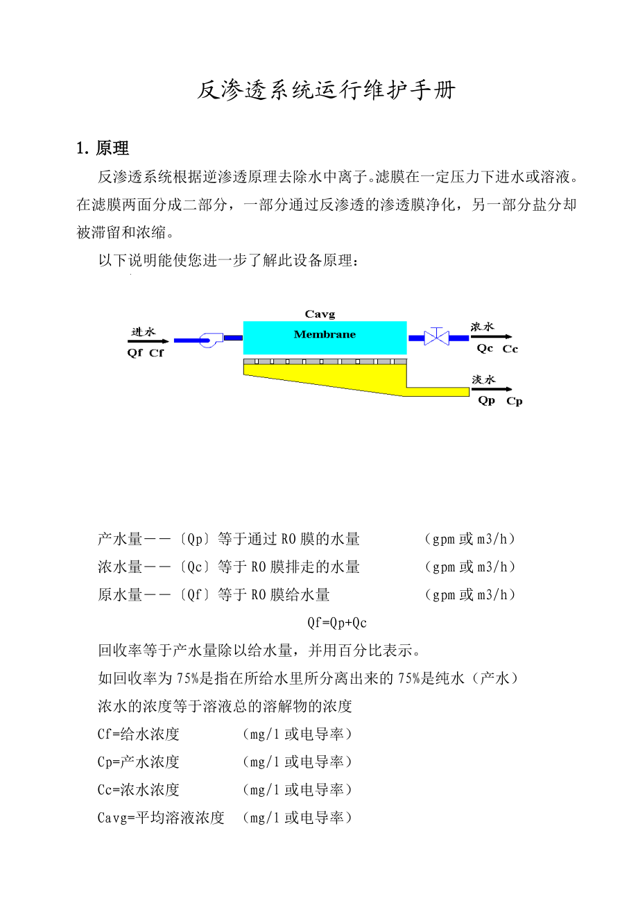 反渗透运行维护手册.doc_第3页