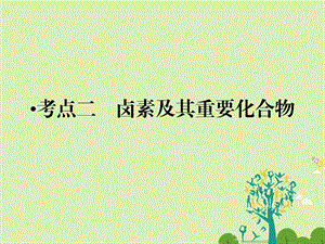 高考化学大二轮复习 第Ⅰ部分 专题突破三 各类试题的载体元素化合物 第11讲 非金属及其化合物 考点2 卤素及其重要化合物课件..ppt