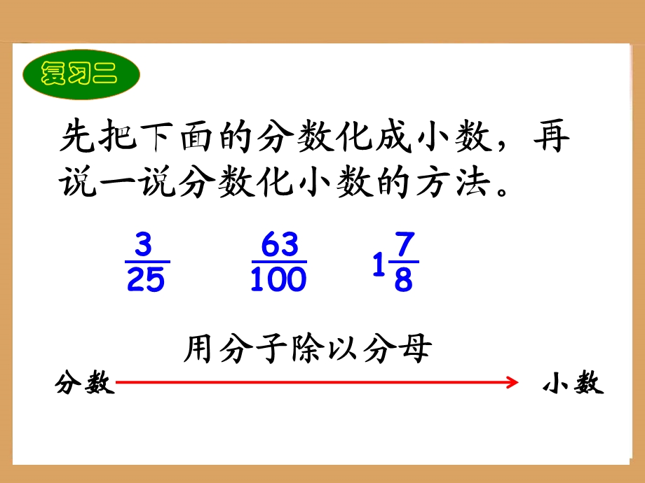 2六年级数学上册百分数和分数、小数的互化.ppt_第3页