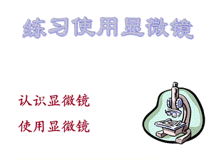 人教版生物七年级上册2.1.1练习使用显微镜课件(共65张PPT).ppt