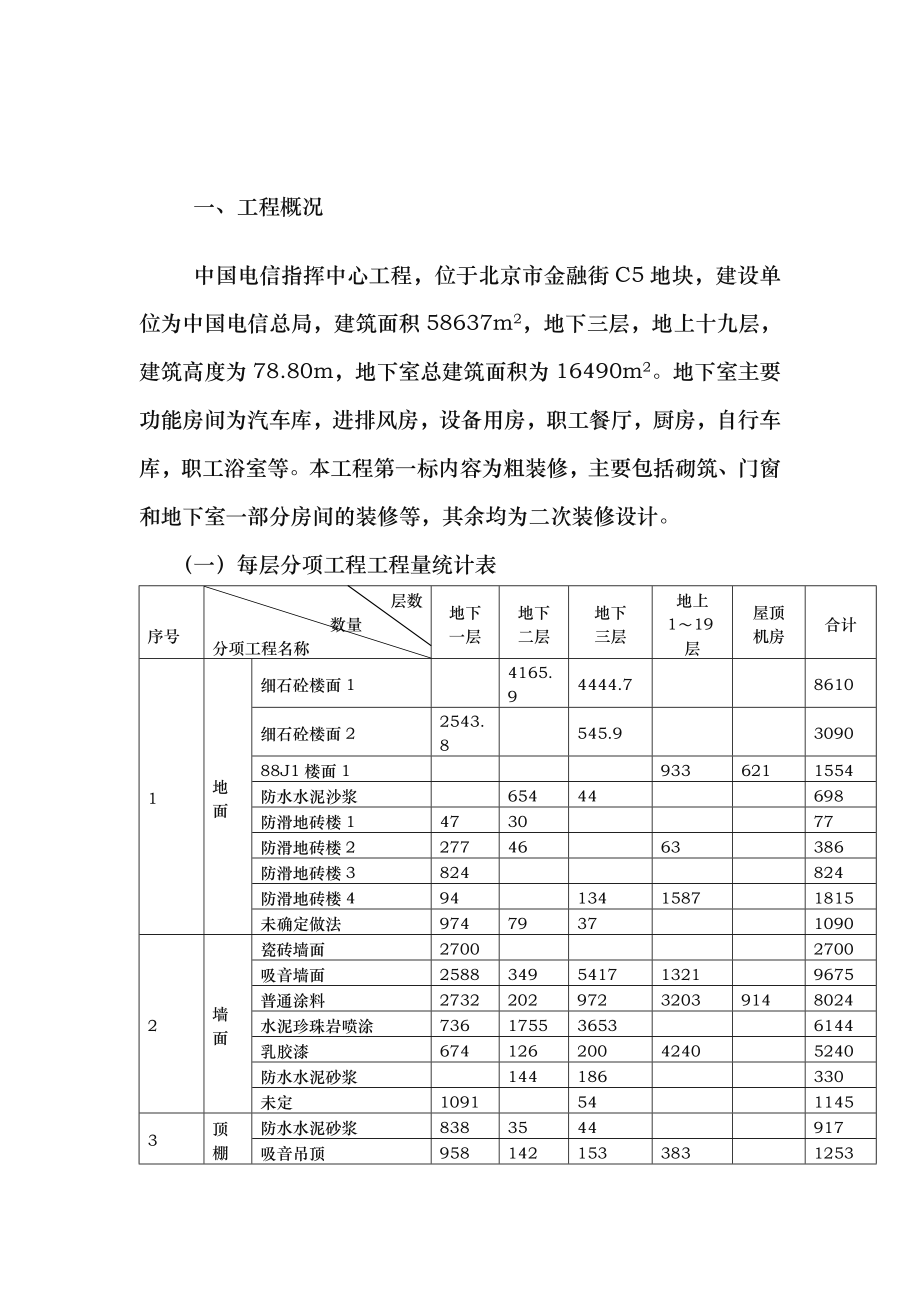 地下室装修工程施工设计方案.doc_第3页