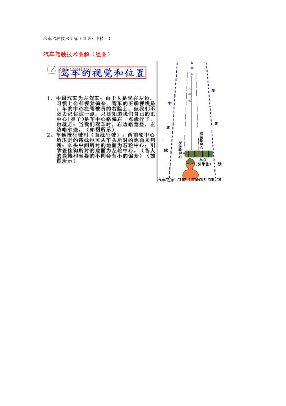 [工程科技]汽车驾驶技术图解.doc_第1页