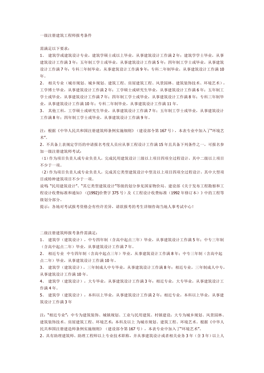 [建筑]土木工程、工程造价、工程管理等相关专业考证时间及条件.doc_第2页