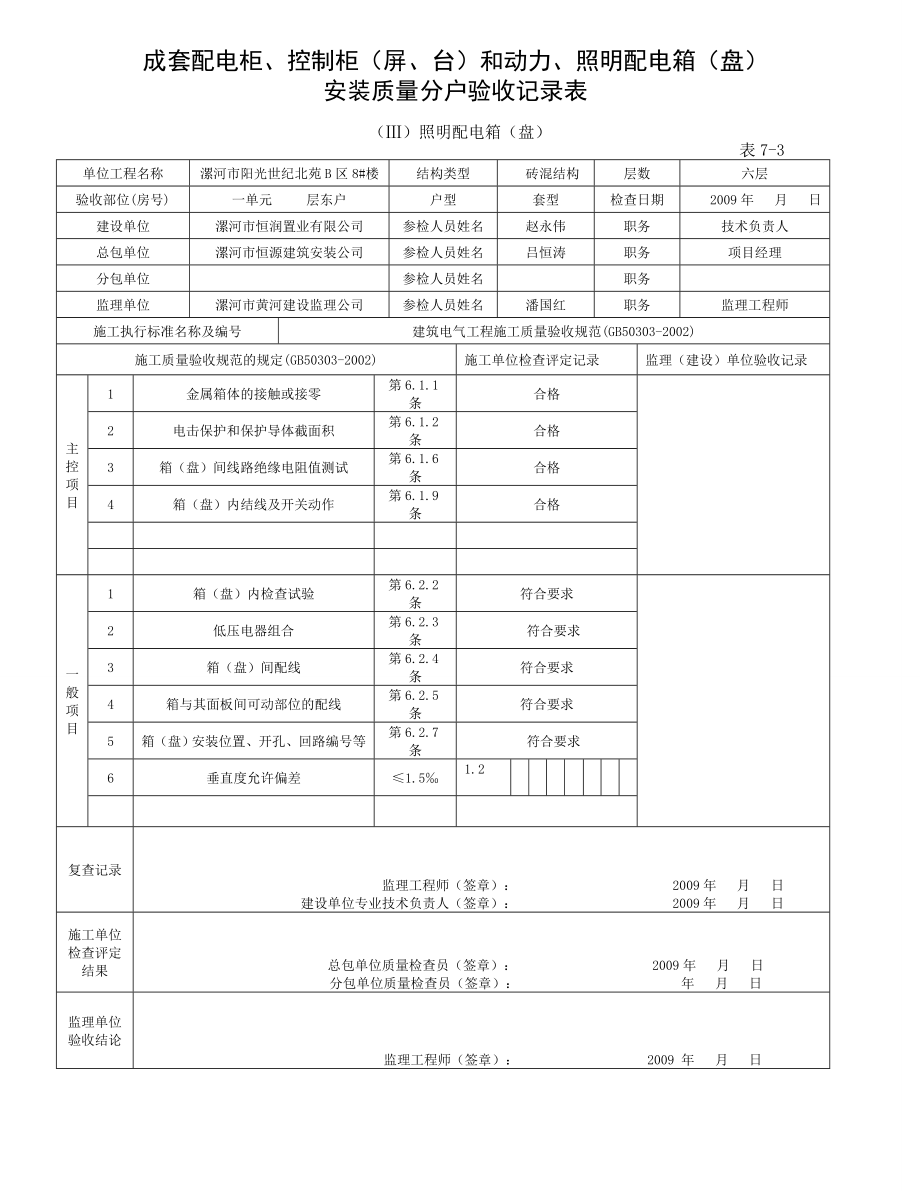 [建筑]分户验收水电.doc_第1页