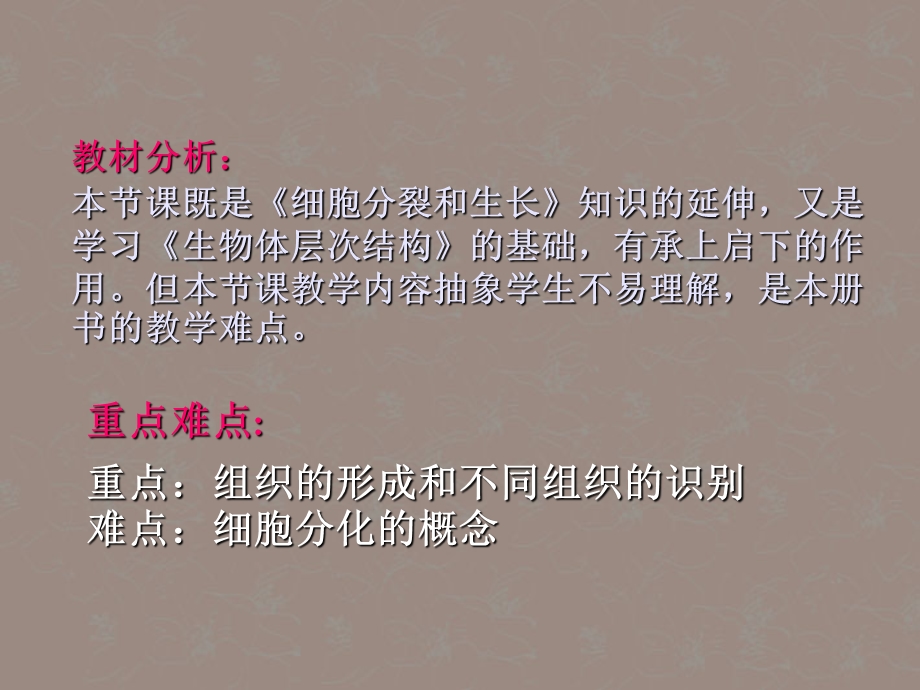 七年级生物上册5.2细胞分化形成组织课件冀教版PPT文档.ppt_第1页