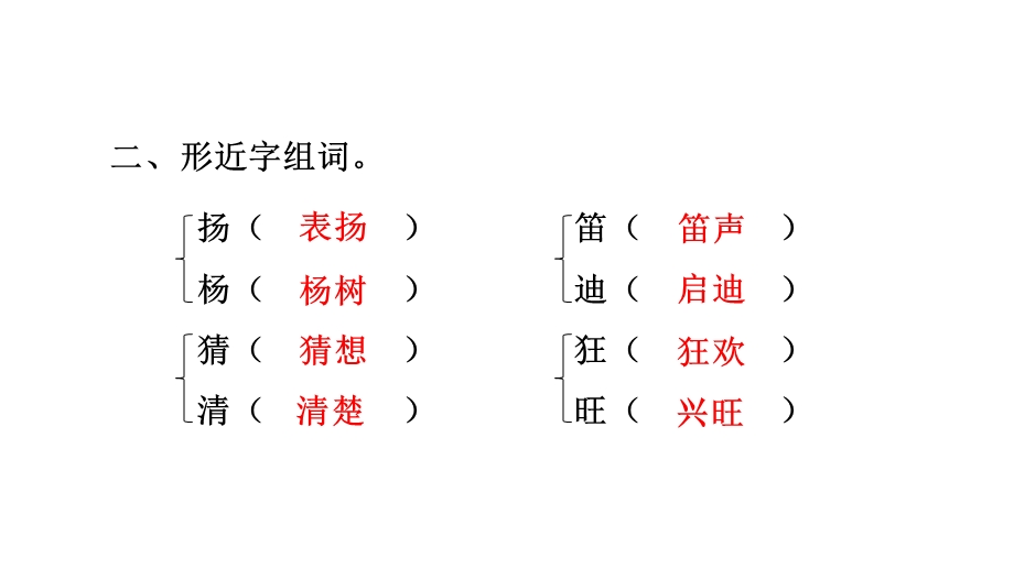 三年级上语文课件2 花的学校课后练习共16张PPT人教部编版.ppt_第3页