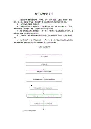 化疗药物使用流程.docx