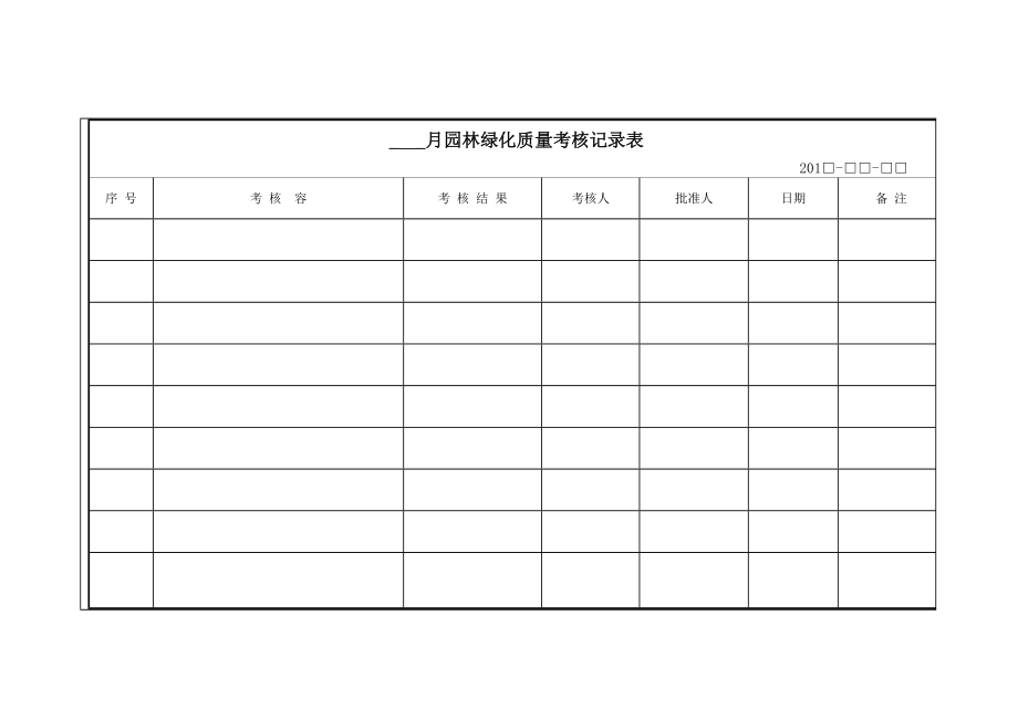 园林绿化台账模版.doc_第2页