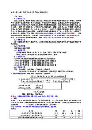 战后资本主义世界经济体系的形成 .doc