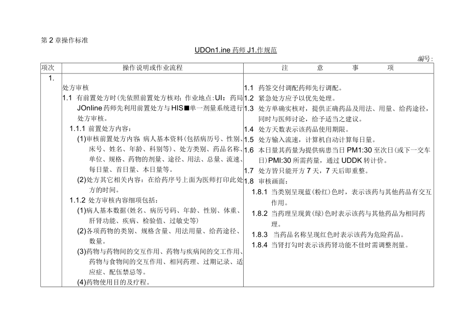 医院药剂科UD Online 药师工作规范.docx_第3页