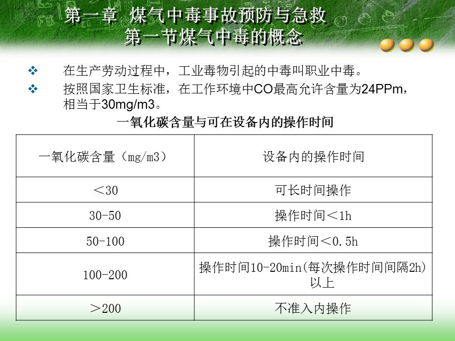 煤气中毒事故预防与急救名师编辑PPT课件.ppt_第2页