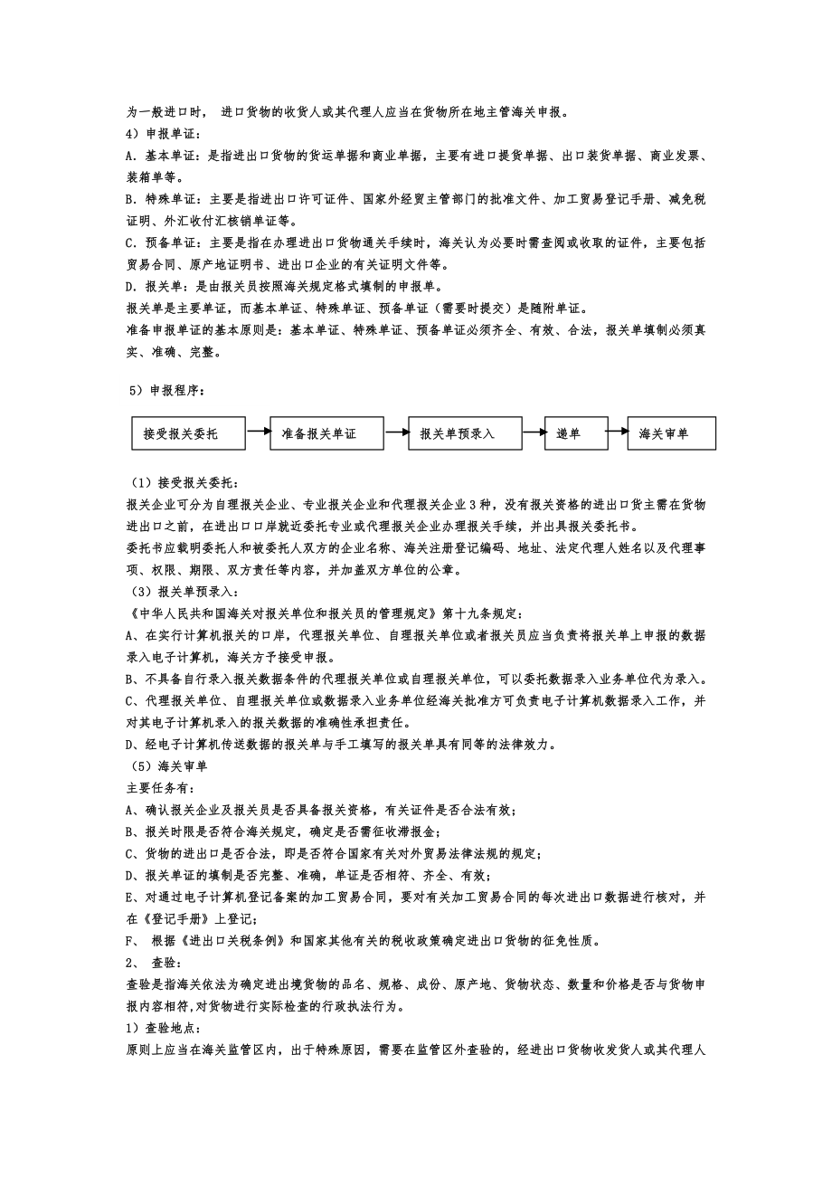 [管理学]第四章国际货物通关.doc_第2页