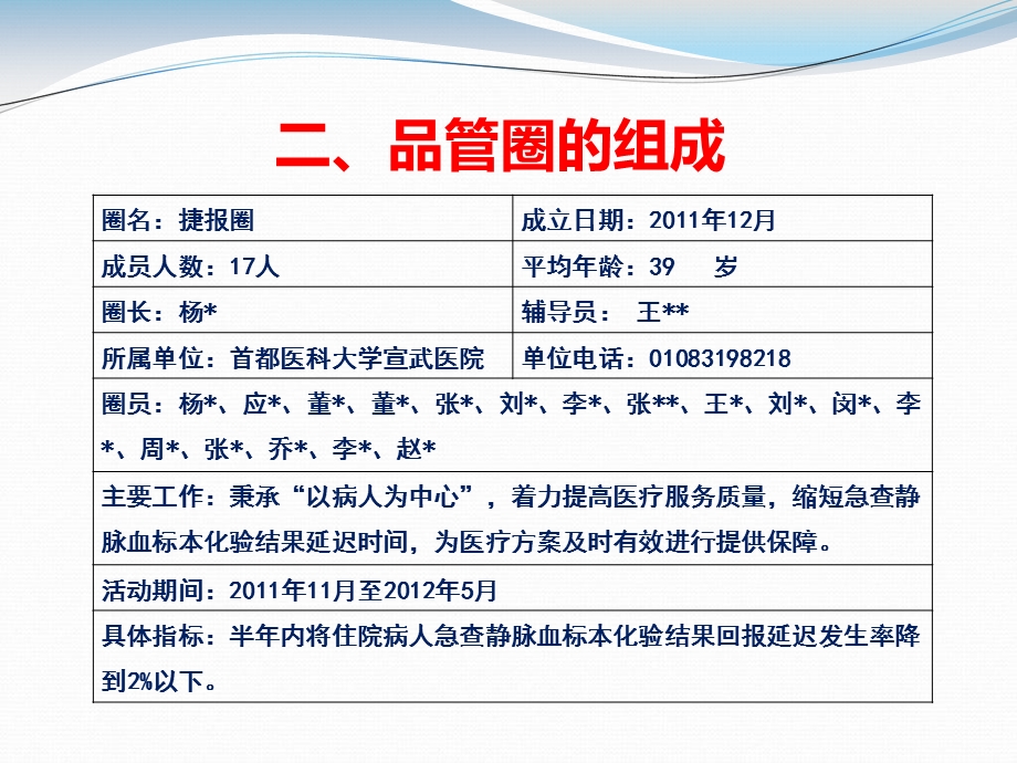 品管圈在护理质量管理中的应用——降低急查静脉血标本结果回报延迟率——杨莘PPT文档.ppt_第3页