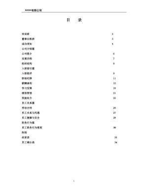 [经管营销]某公司员工手册超实用.doc