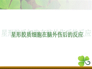 星形胶质细胞PPT文档.ppt