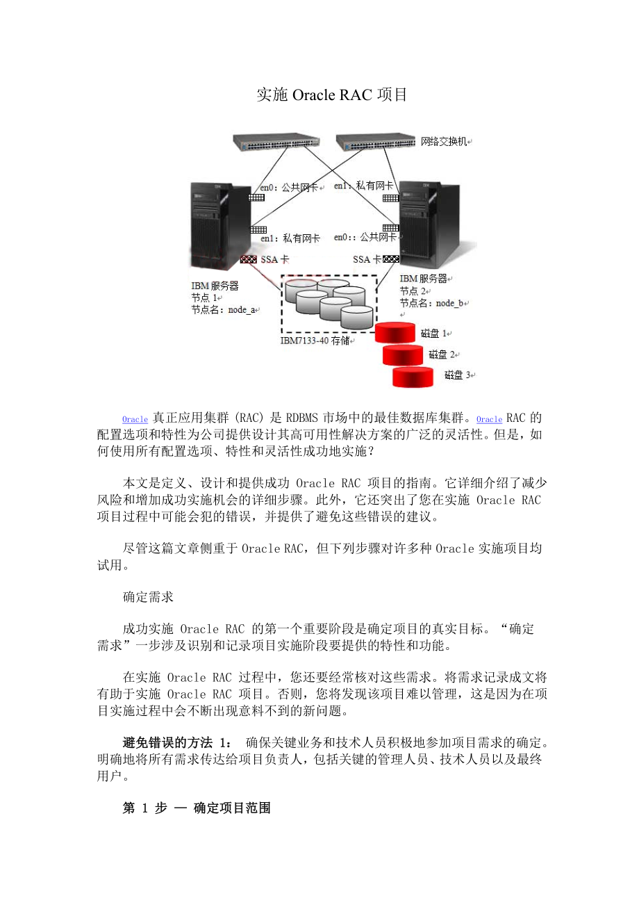 实施-Oracle-RAC-项目资料.doc_第1页